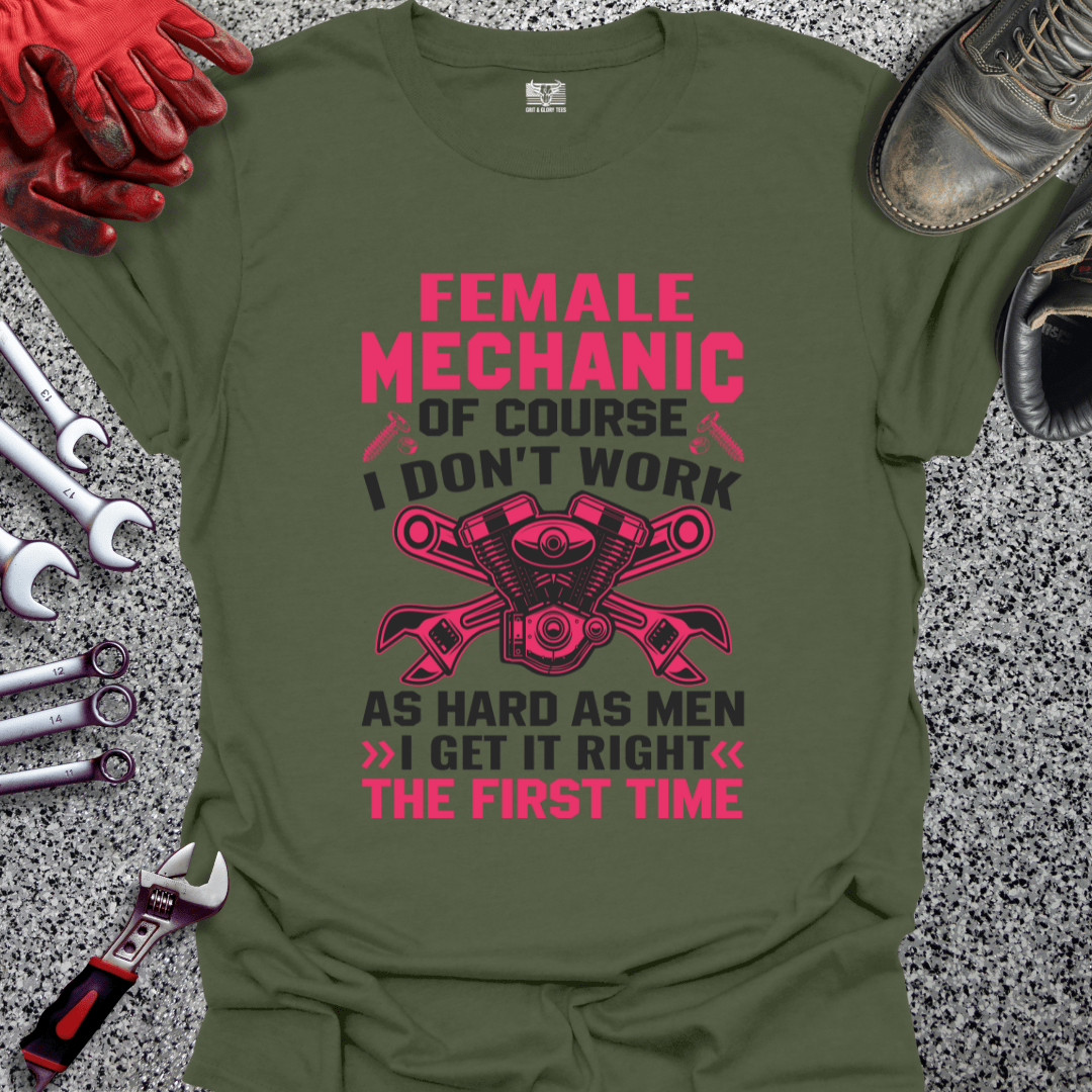 Female Right The First Time - Grit and Glory Tees