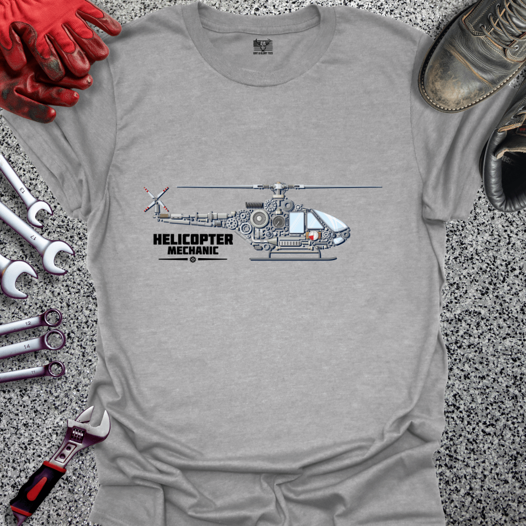 Helicopter Mechanic Copter Parts - Grit and Glory Tees