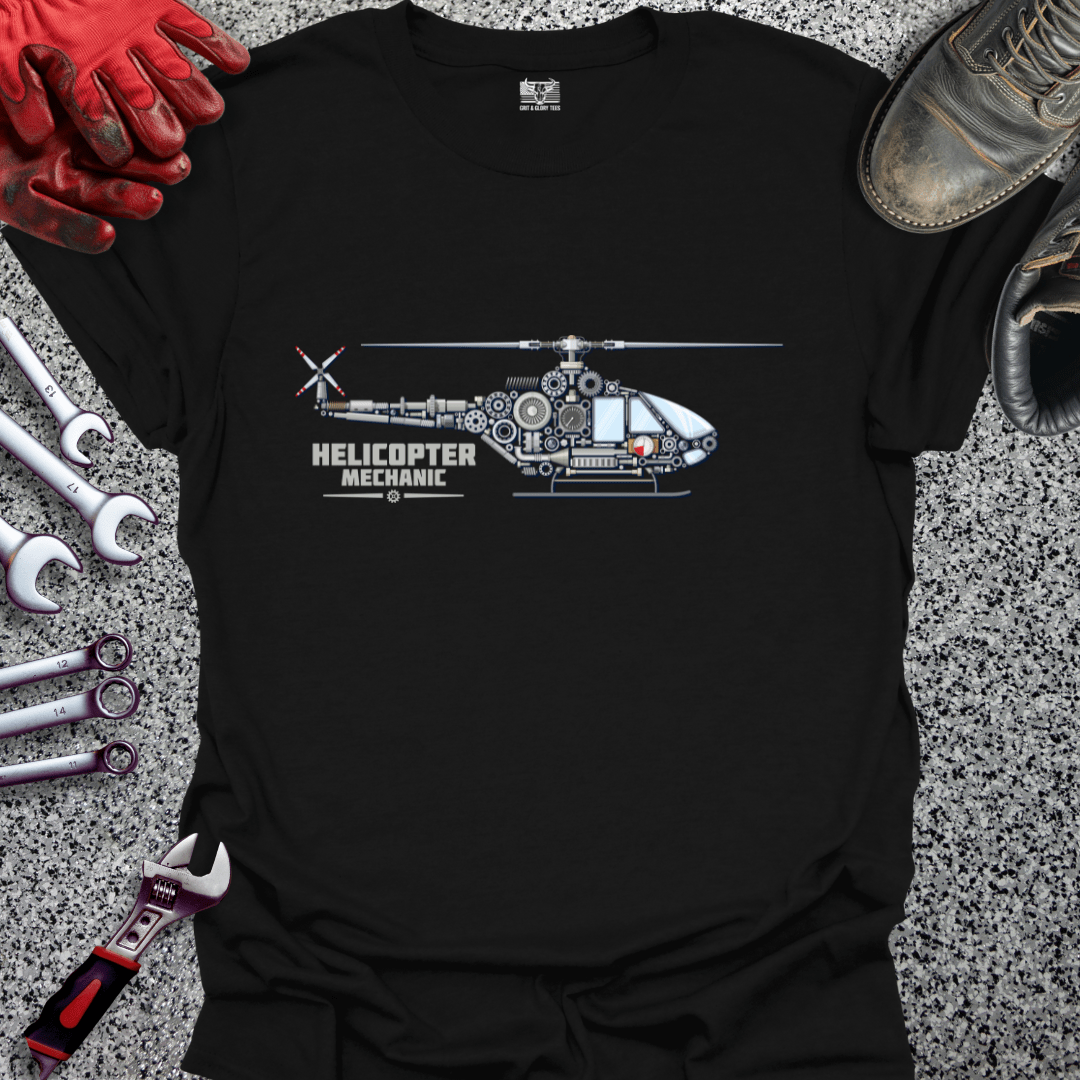 Helicopter Mechanic Copter Parts - Grit and Glory Tees