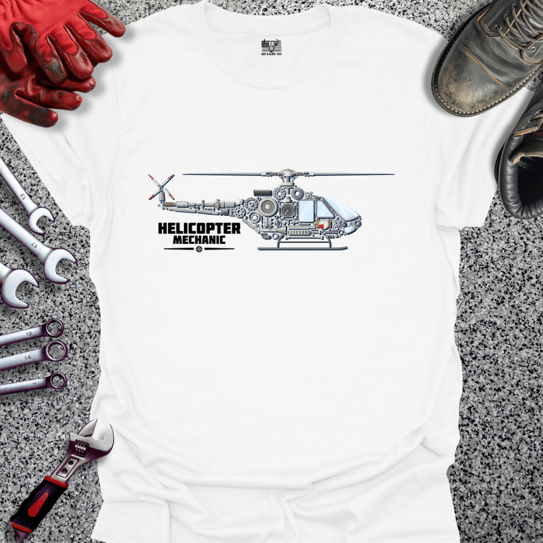 Helicopter Mechanic Copter Parts - Grit and Glory Tees