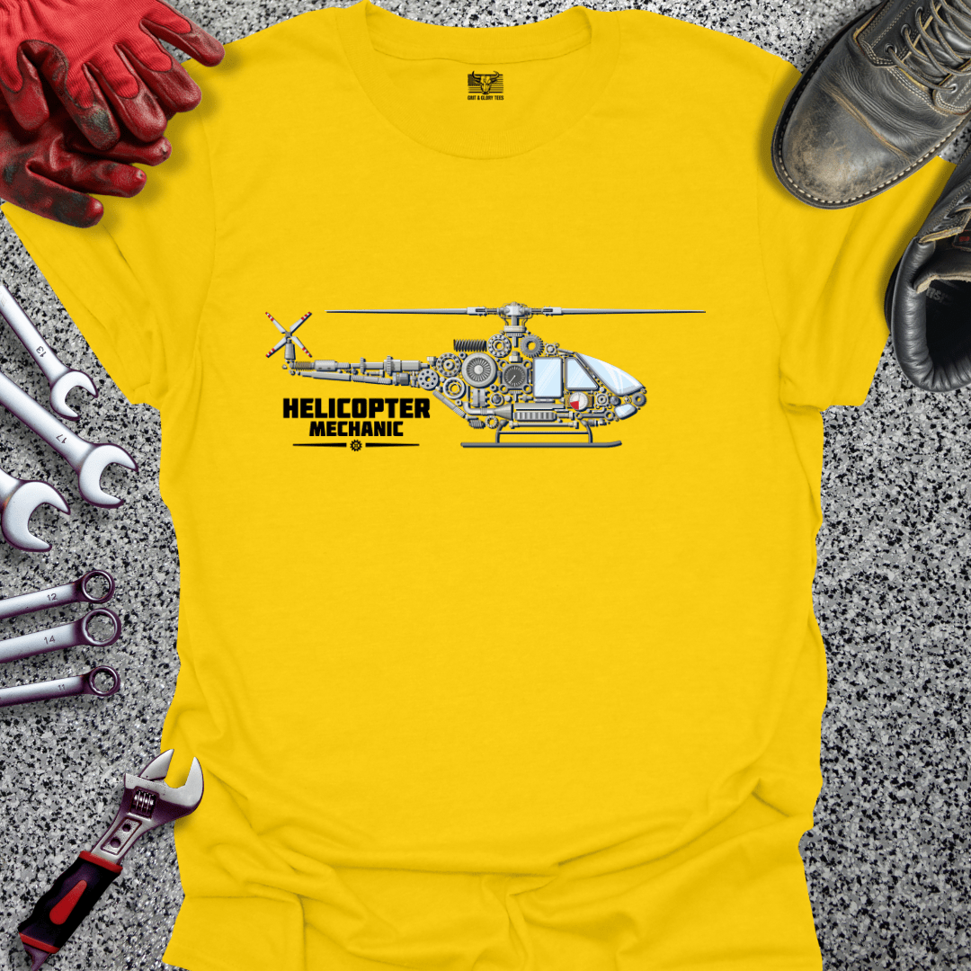 Helicopter Mechanic Copter Parts - Grit and Glory Tees