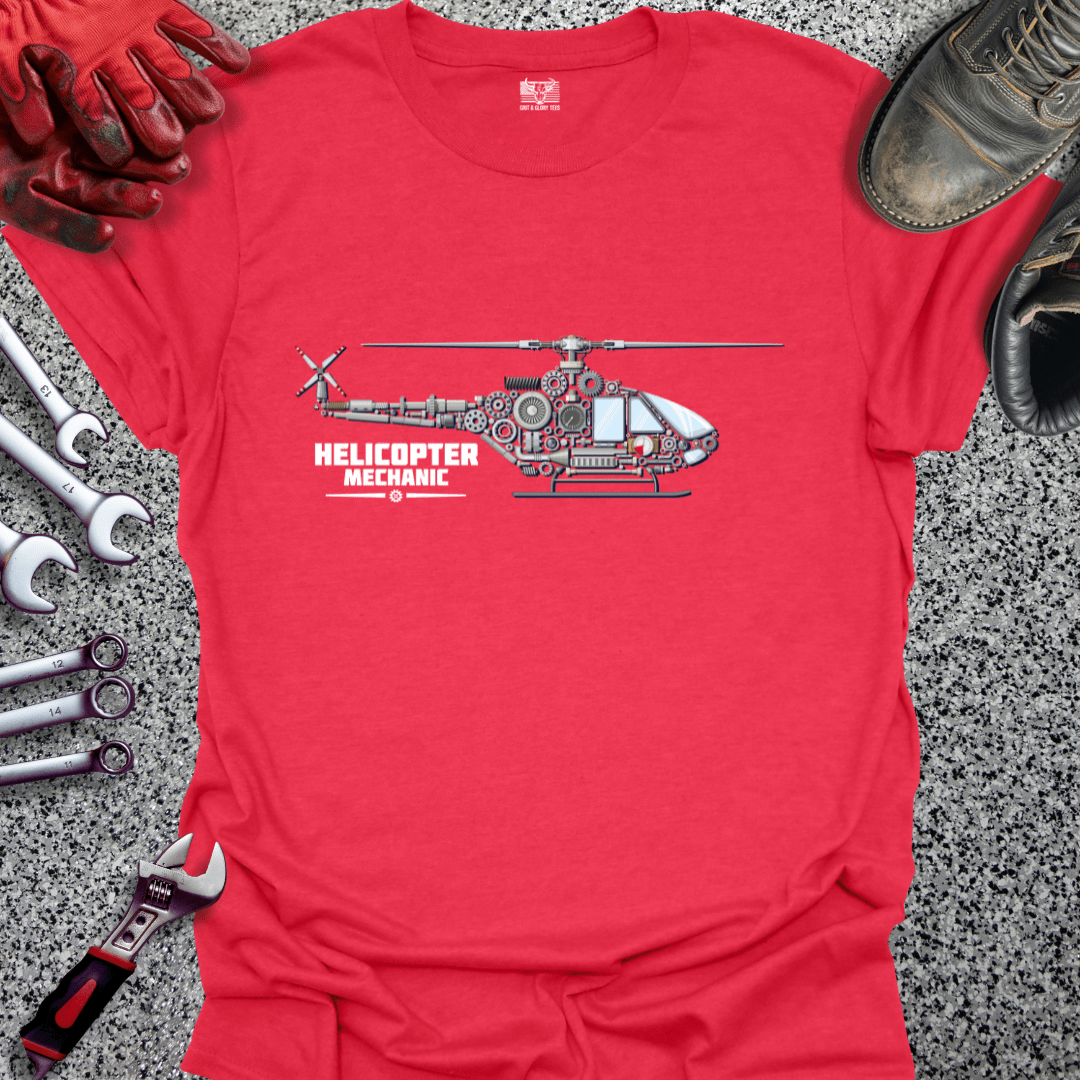Helicopter Mechanic Copter Parts - Grit and Glory Tees