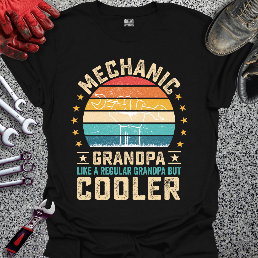 Mechanic Grandpa Cooler - Grit and Glory Tees