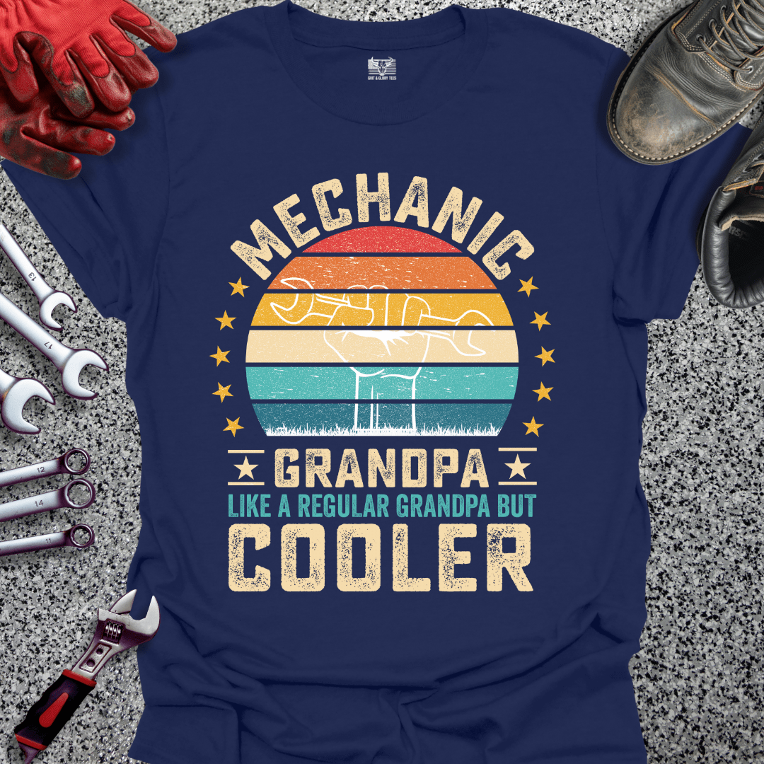 Mechanic Grandpa Cooler - Grit and Glory Tees
