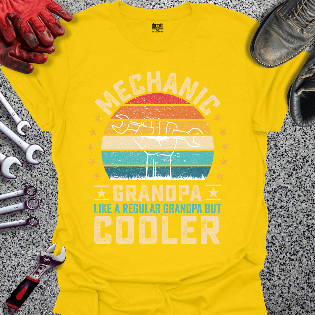 Mechanic Grandpa Cooler - Grit and Glory Tees