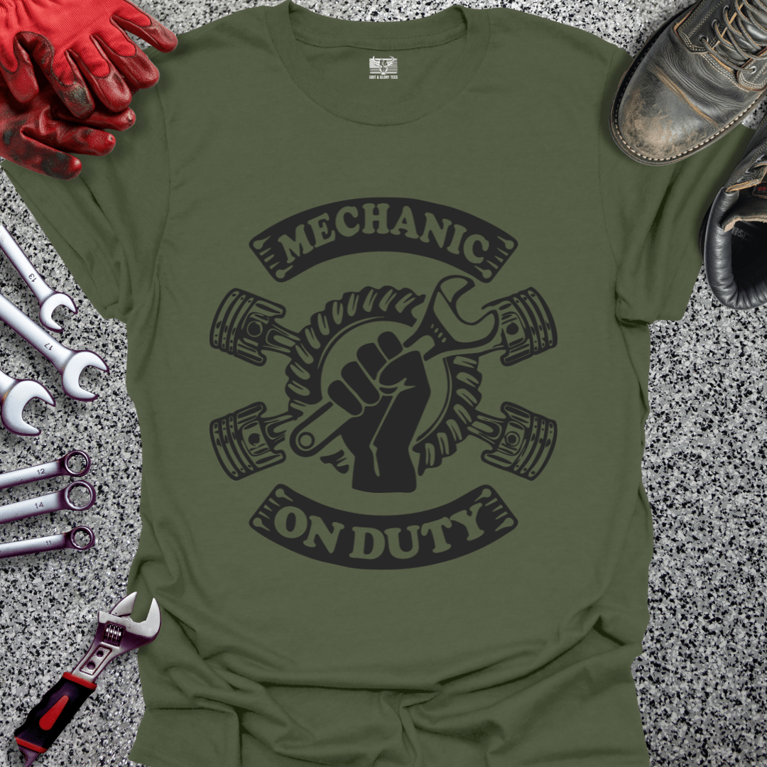 Mechanic On Duty - Grit and Glory Tees