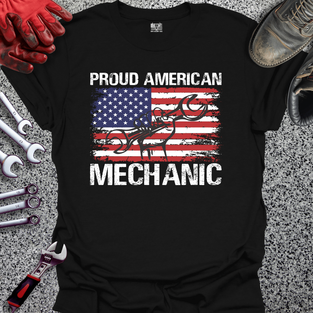 Proud American Mechanic - Grit and Glory Tees