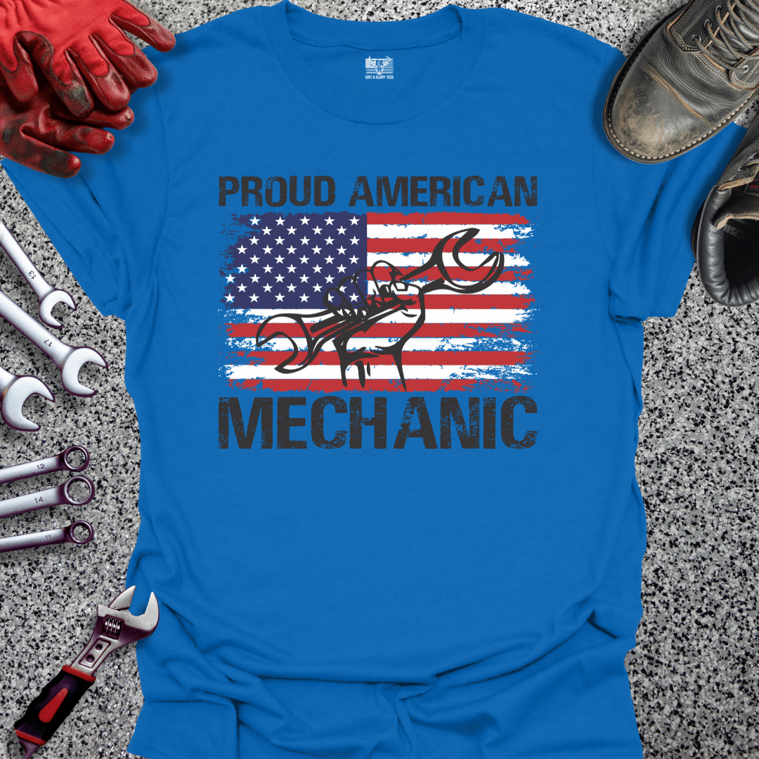 Proud American Mechanic - Grit and Glory Tees
