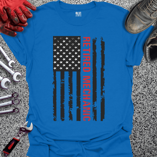 Retired Mechanic Flag - Grit and Glory Tees
