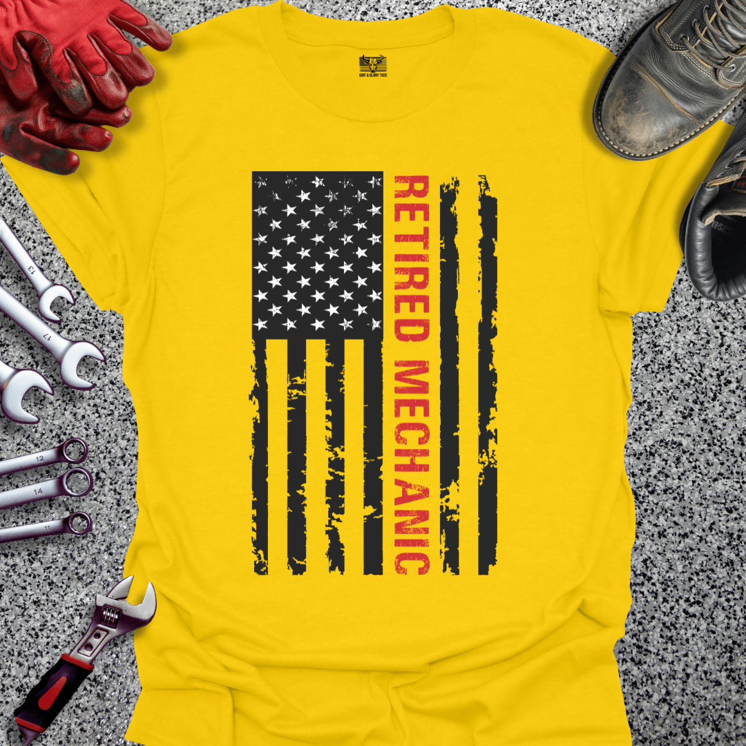 Retired Mechanic Flag - Grit and Glory Tees
