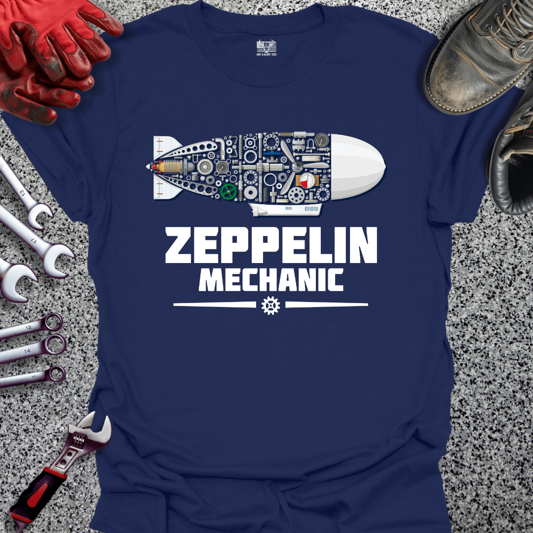 Zeppelin Mechanic Parts - Grit and Glory Tees