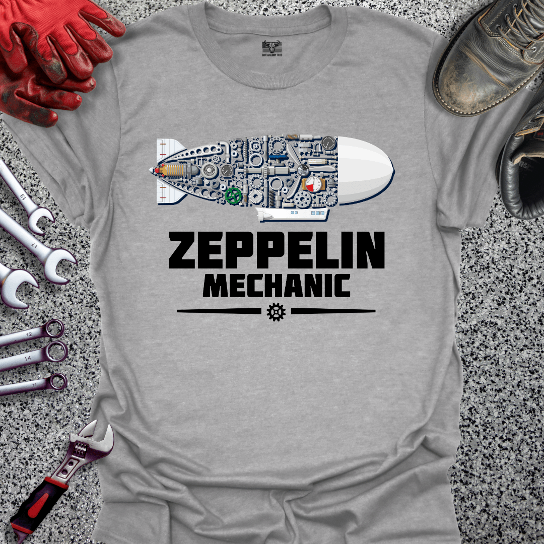 Zeppelin Mechanic Parts - Grit and Glory Tees
